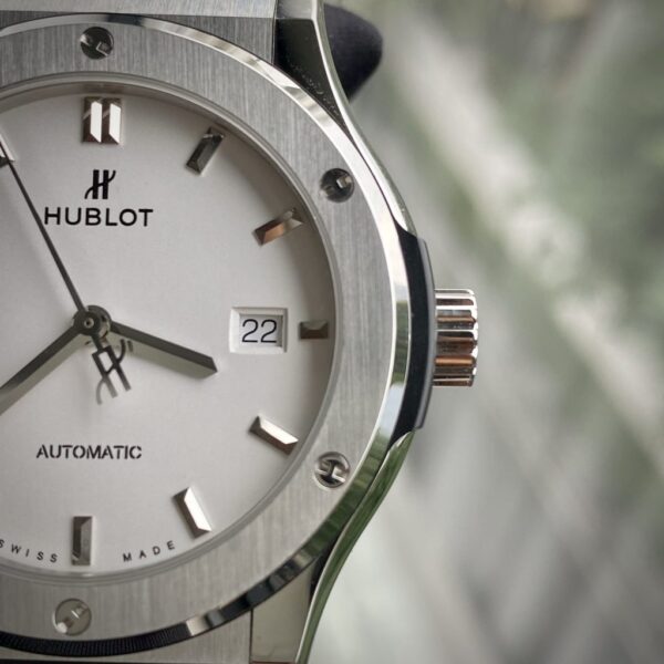Swiss 1:1 Hublot Replica 1:1 Watch Classic Fusion White Dial JJF Factory 42mm - Top Watch - Image 4