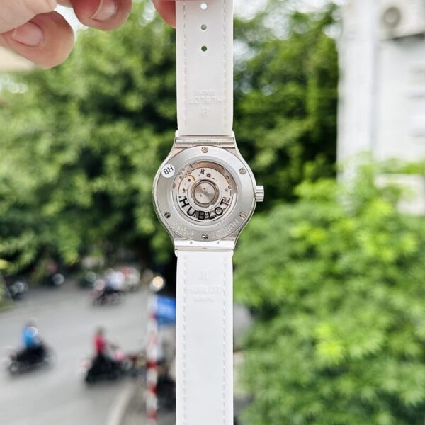 Swiss 1:1 Hublot Replica 1:1 Watch Classic Fusion White Dial With Stone HB Factory 38mm - Top Watch - 图片 5
