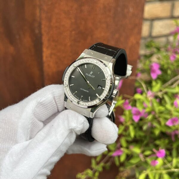Swiss 1:1 Hublot Replica 1:1 Watch Classic Fusion With Stone Bezel Swiss 1:1 Mechanical 42mm - Top Watch - Image 3