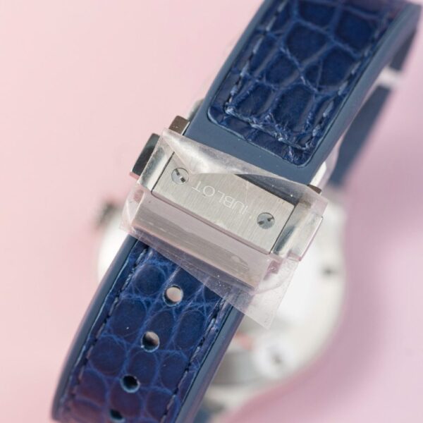 Best Fake Hublot Replica 11 Watch Classic Fusion Women's Full Diamond Moissanite Blue 33mm - Top Watch - Image 9