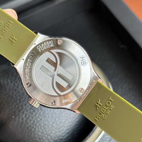 Best Fake Hublot Replica 1:1 Watch Classic Fusion Women's Green With Diamond 33mm - Top Watch - Image 4