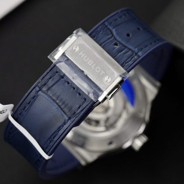 Replica Hublot Replica 1:1 Watch Face Blue Diamond Moissanite APS Factory 42mm - Top Watch - Image 9