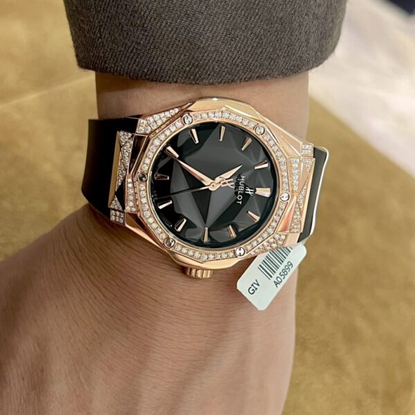 Best Fake Hublot Replica 1:1 Watch Orlinski King Gold Demi With Moissanite Diamond 40mm - Top Watch - Image 6