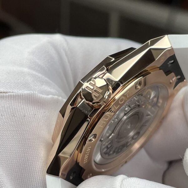 Swiss 1:1 Hublot Replica 1:1 Watch Orlinski King Gold White Rubber Strap APS 40mm - Top Watch - Image 3
