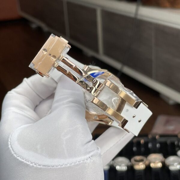Swiss 1:1 Hublot Replica 1:1 Watch Orlinski King Gold White Rubber Strap APS 40mm - Top Watch - Image 5
