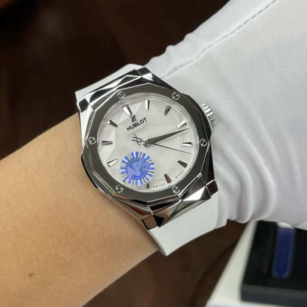 Best Fake Hublot Replica 1:1 Watch Orlinski Titanium White Rubber Strap APS 40mm - Top Watch - Image 5