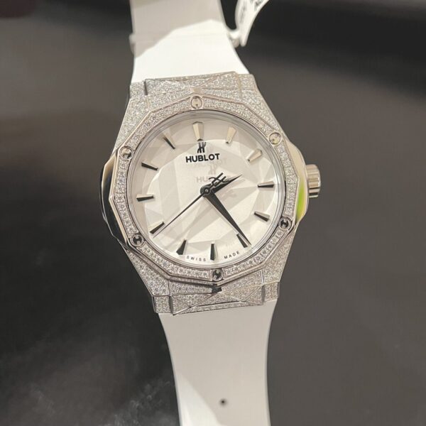 Best Fake Hublot Replica 1:1 Watch Orlinski White Full Moissanite Diamond 40mm - Top Watch - Image 2