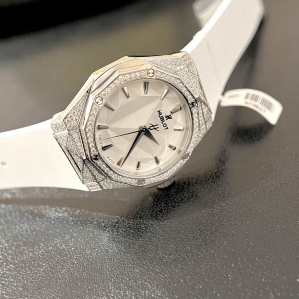 Best Fake Hublot Replica 1:1 Watch Orlinski White Full Moissanite Diamond 40mm - Top Watch - Image 4