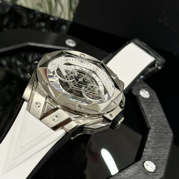 Swiss 1:1 Hublot Replica 1:1 Watches Big Bang Sang Bleu ll Titanium Men's Rubber Strap Factory BBF 45mm - Top Watch - Image 3