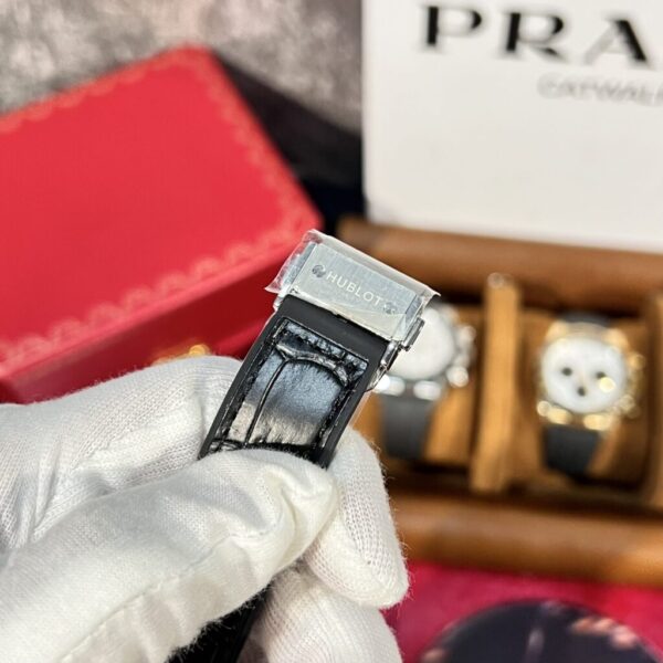 Best Fake Hublot Replica 11 With Classic Fusion Titanium Black Dial With Moissanite Case 38mm - Top Watch - Image 6