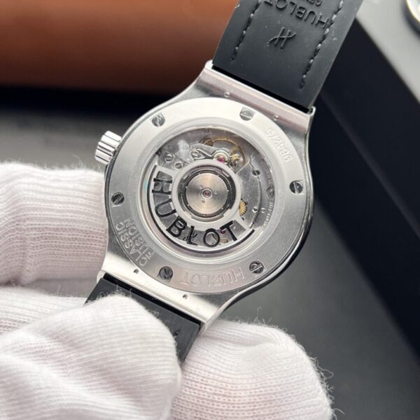 Replica Hublot Replica Watch Classic Fusion Full Diamond Moissanite Black 38mm - Top Watch - Image 5