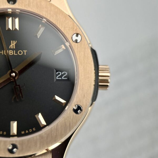 Replica Hublot Replica Watch Classic Fusion King Gold Women's Black Swiss 1:1 Movement 33mm - Top Watch - Image 3
