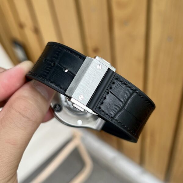 Best Fake Hublot Replica Watch Classic Fusion Titanium Black Leather Strap JJF 2023 42mm - Top Watch - Image 7