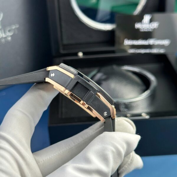 Best Fake Hublot Spirit Of Big Bang King Gold Replica Watch Rubber Strap 42mm - Top Watch - Image 5