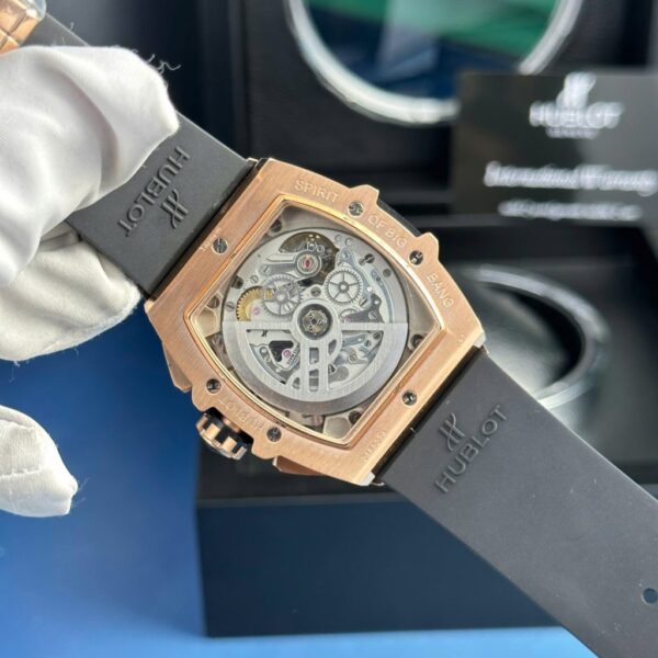 Best Fake Hublot Spirit Of Big Bang King Gold Replica Watch Rubber Strap 42mm - Top Watch - Image 6