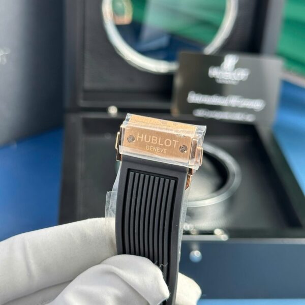 Best Fake Hublot Spirit Of Big Bang King Gold Replica Watch Rubber Strap 42mm - Top Watch - Image 7