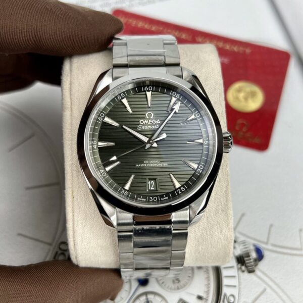 Best Fake Omega Replica 11 Watch Seamaster Aqua Terra Green Dial Factory VS 41mm - Top Watch