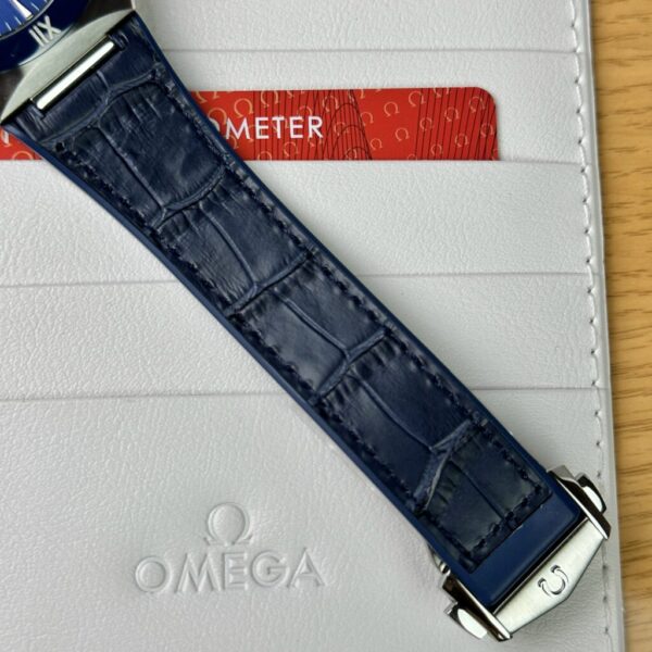 Best Fake Omega Replica 1:1 Watch Constellation Blue Leather Strap VS Factory 41mm - Top Watch - 图片 5