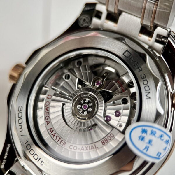 Swiss 1:1 Omega Replica 1:1 Watch Seamaster Black Wave Pattern Demi Factory VS 42mm - Top Watch - Image 7