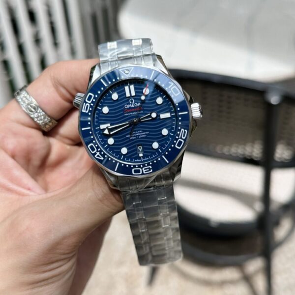 Replica Omega Replica 1:1 Watch Seamaster Blue Dial Full Set VS Factory 42mm - Top Watch - Image 3