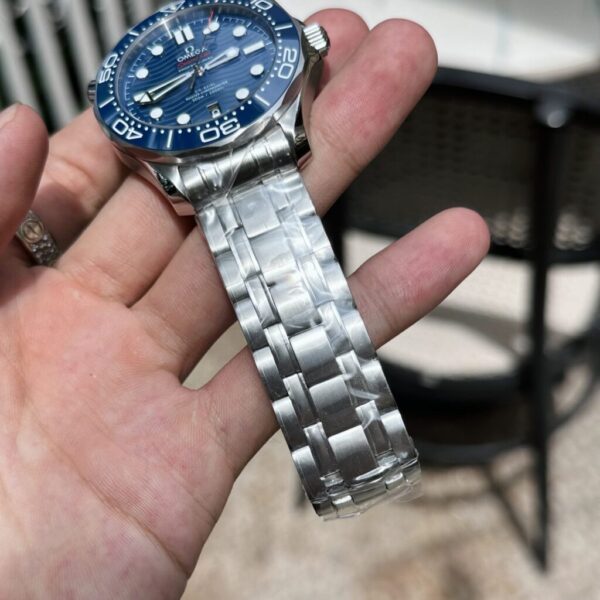 Replica Omega Replica 1:1 Watch Seamaster Blue Dial Full Set VS Factory 42mm - Top Watch - Image 5
