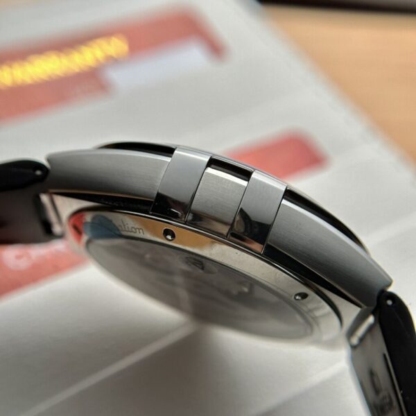 Best Fake Omega Replica Watch Constellation Black Leather Strap Factory VS 41mm - Top Watch - Image 5