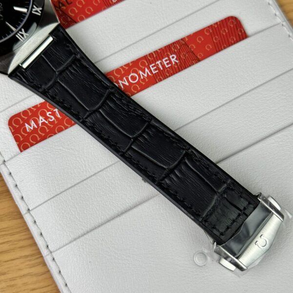 Best Fake Omega Replica Watch Constellation Black Leather Strap Factory VS 41mm - Top Watch - Image 6