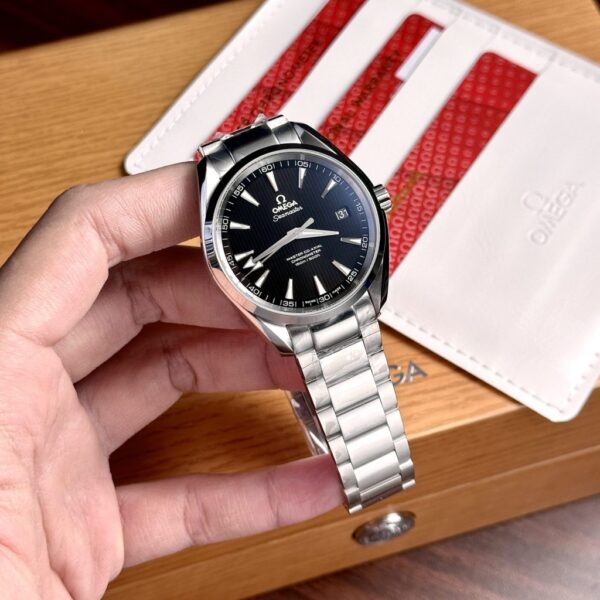 Best Fake Omega Replica Watch Seamaster Co-Axial Aqua Terra Black Dial 41mm - Top Watch - 图片 2