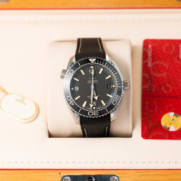 Best Fake Omega Replica Watch Seamaster Planet Ocean Black Dial Rubber Strap Factory VS 43.5mm - Top Watch