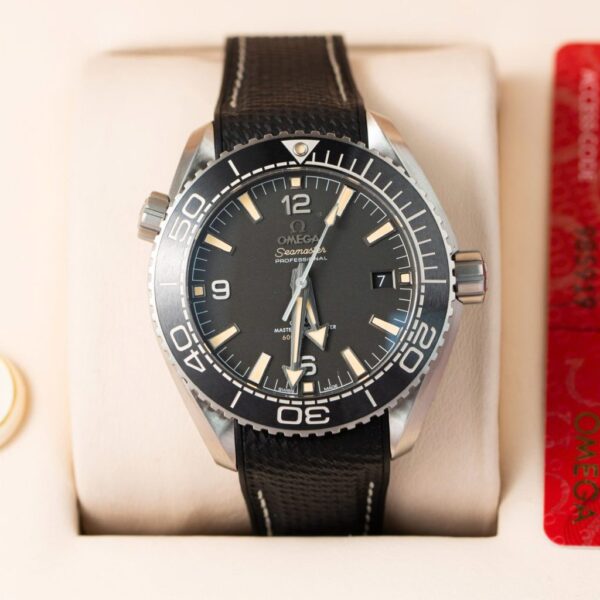 Best Fake Omega Replica Watch Seamaster Planet Ocean Black Dial Rubber Strap Factory VS 43.5mm - Top Watch - Image 2