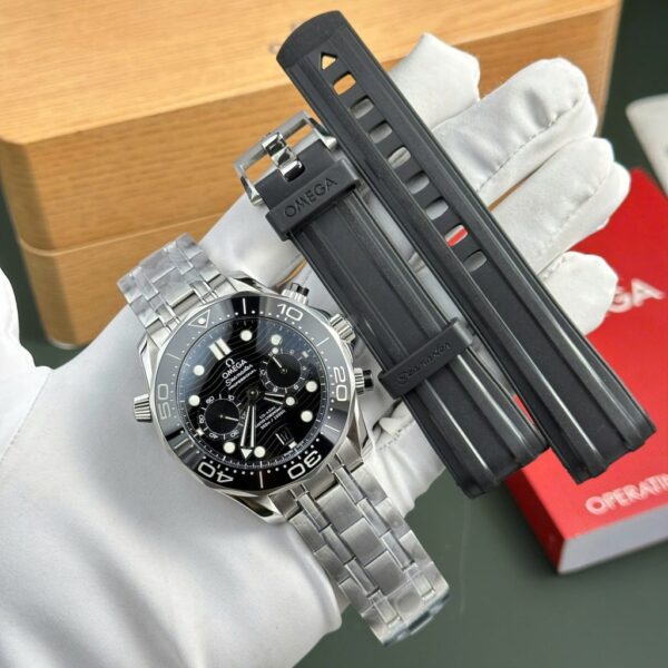Swiss 1:1 Omega Seamaster Diver 300M Chronograph Replica 11 Watch Black Dial N1 Factory 44mm - Top Watch