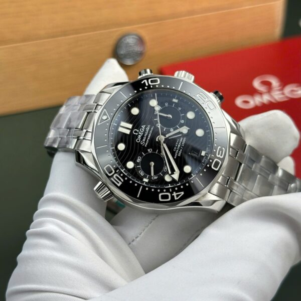 Swiss 1:1 Omega Seamaster Diver 300M Chronograph Replica 11 Watch Black Dial N1 Factory 44mm - Top Watch - Image 4