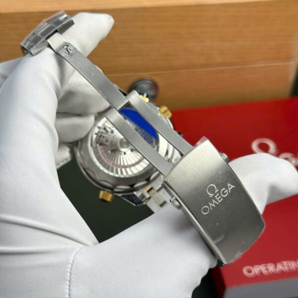 Swiss 1:1 Omega Seamaster Diver 300M Chronograph Replica 11 Watch Dial Blue N1 Factory 44mm - Top Watch - Image 9