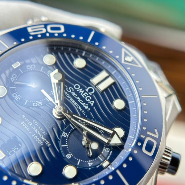 Swiss 1:1 Omega Seamaster Diver 300M Chronograph Replica Watch Dial Blue N1 Factory 44mm - Top Watch - Image 4