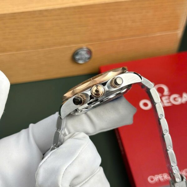 Best Fake Omega Seamaster Diver 300M Chronograph Replica Watches Black Dial N1 Factory 44mm - Top Watch - Image 6