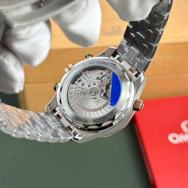 Best Fake Omega Seamaster Diver 300M Chronograph Replica Watches Black Dial N1 Factory 44mm - Top Watch - Image 8