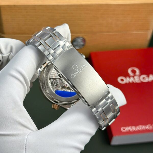 Best Fake Omega Seamaster Diver 300M Chronograph Replica Watches Black Dial N1 Factory 44mm - Top Watch - Image 9