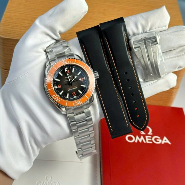 Best Fake Omega Seamaster Planet Ocean 6000M Ultra Deep Replica Watch Black Dial VS Factory 45.5mm - Top Watch