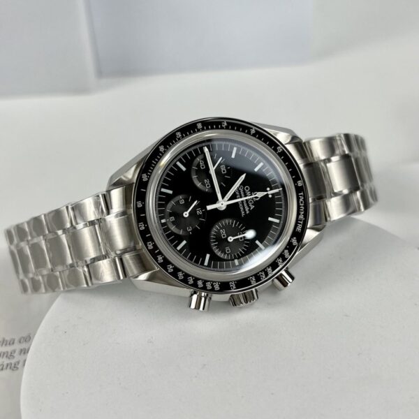 Best Fake Omega SpeedMaster Moonwatch Chronograph Replica 11 Watches Black Dial 42mm - Top Watch - Image 3