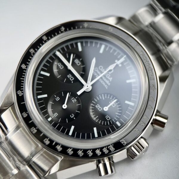 Best Fake Omega SpeedMaster Moonwatch Chronograph Replica 11 Watches Black Dial 42mm - Top Watch - Image 4