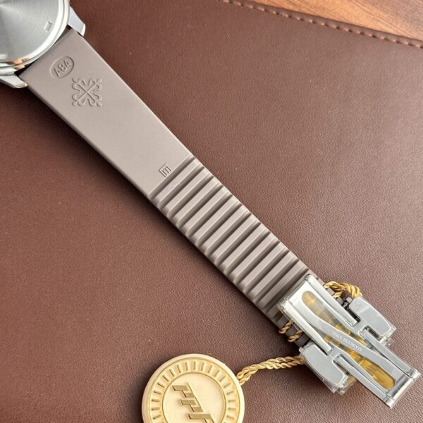 Swiss 1:1 Patek Philippe Aquanaut 5067 Replica 1:1 Watch Gray With Diamonds Bezel PPF 35.6mm - Top Watch - Image 7