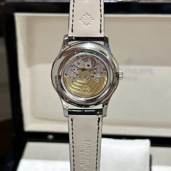 Best Fake Patek Philippe Complications 5205G Blue Dial Leather Strap Replica 11 Watch 40mm - Top Watch - Image 3