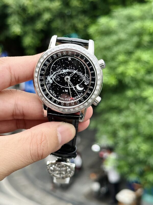 Best Fake Patek Philippe Grand Complications 6104P Replica 11 Watch Black Dial 44mm - Top Watch - Image 4