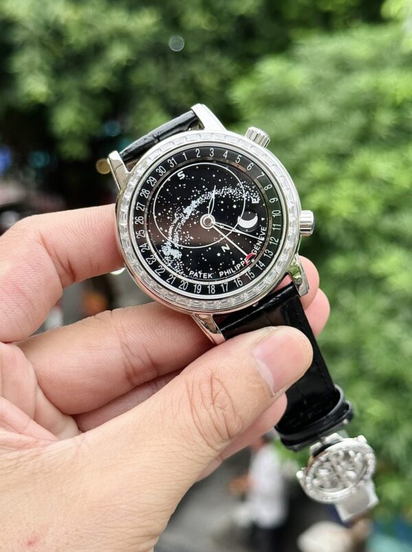 Best Fake Patek Philippe Grand Complications 6104P Replica 11 Watch Black Dial 44mm - Top Watch - Image 5
