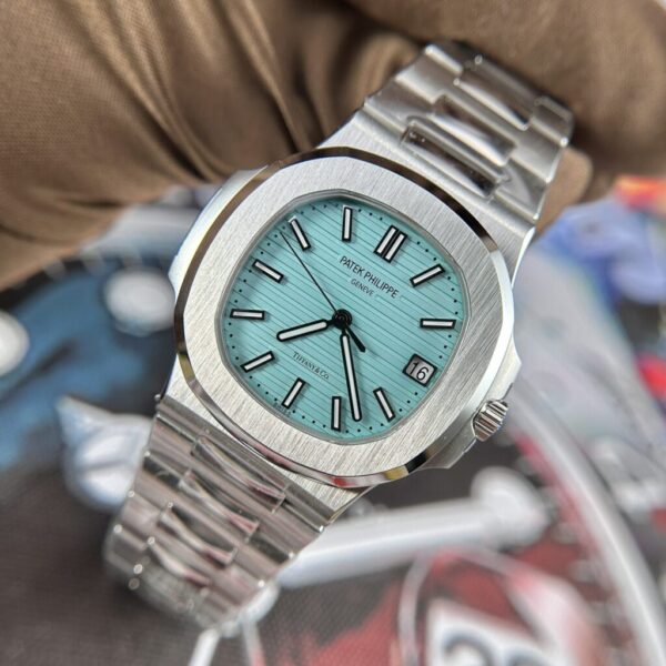 Best Fake Patek Philippe Nautilus 5711 Tiffany and Co Factory 3K Replica 1:1 Watch 40mm - Top Watch - Image 3