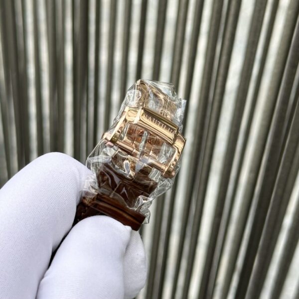 Best Fake Patek Philippe Nautilus 5712 Demi Rose Plated Leather Strap Rep 11 Watch Factory GR 40mm - Top Watch - Image 5