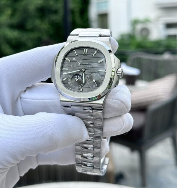 Swiss 1:1 Patek Philippe Nautilus 5712 Gray Dial Replica 1:1 Watch GR Factory 40mm - Top Watch - Image 3