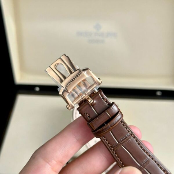 Swiss 1:1 Patek Philippe Nautilus 5712G Best Fake Replica Watch Gray Dial PPF Factory 40mm - Top Watch - Image 11