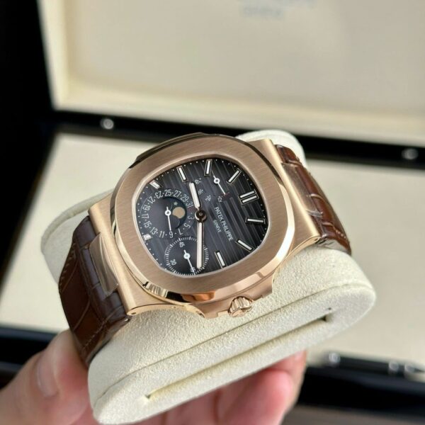 Swiss 1:1 Patek Philippe Nautilus 5712G Best Fake Replica Watch Gray Dial PPF Factory 40mm - Top Watch - Image 4
