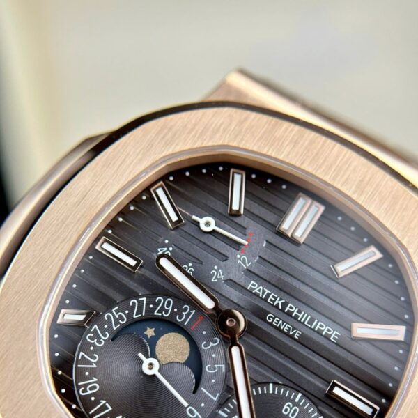 Swiss 1:1 Patek Philippe Nautilus 5712G Best Fake Replica Watch Gray Dial PPF Factory 40mm - Top Watch - Image 5